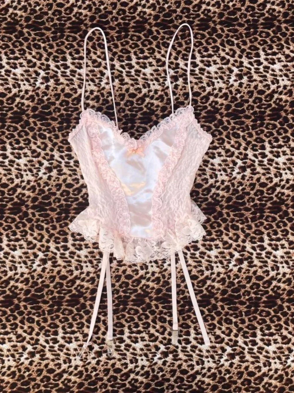 60s baby pink lingerie cami - Picture 1 of 7